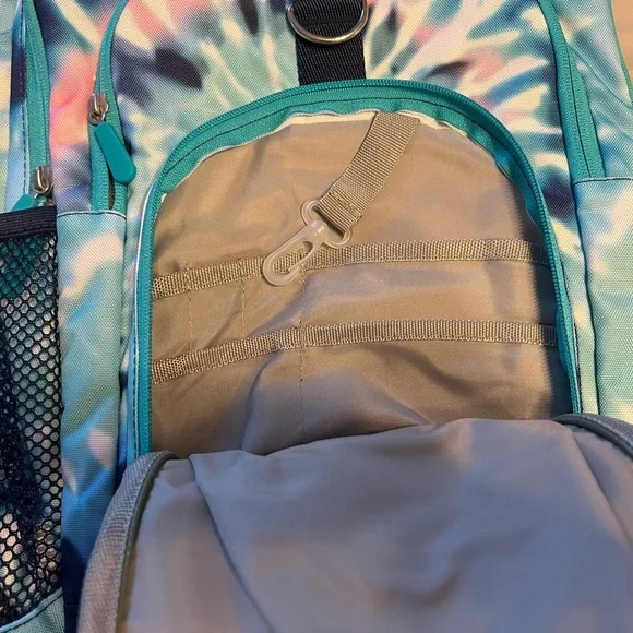 Pottery Barn Teen Blue and Pink Tie-Dye Backpack display picture 1